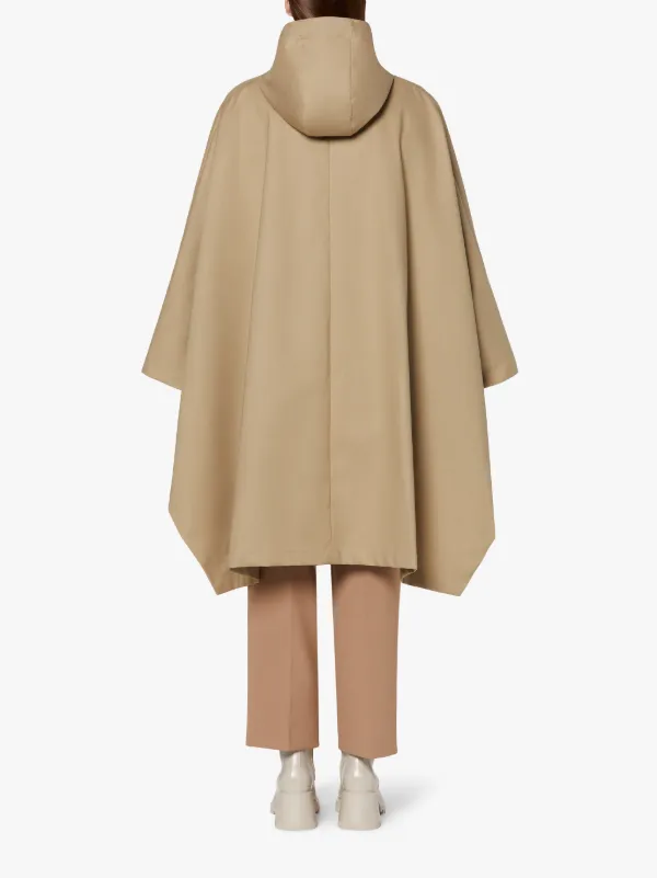 BONI Fawn RAINTEC Cotton Hooded Poncho | LMC-010