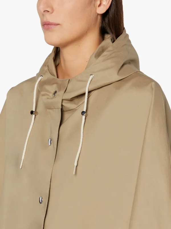 BONI Fawn RAINTEC Cotton Hooded Poncho | LMC-010