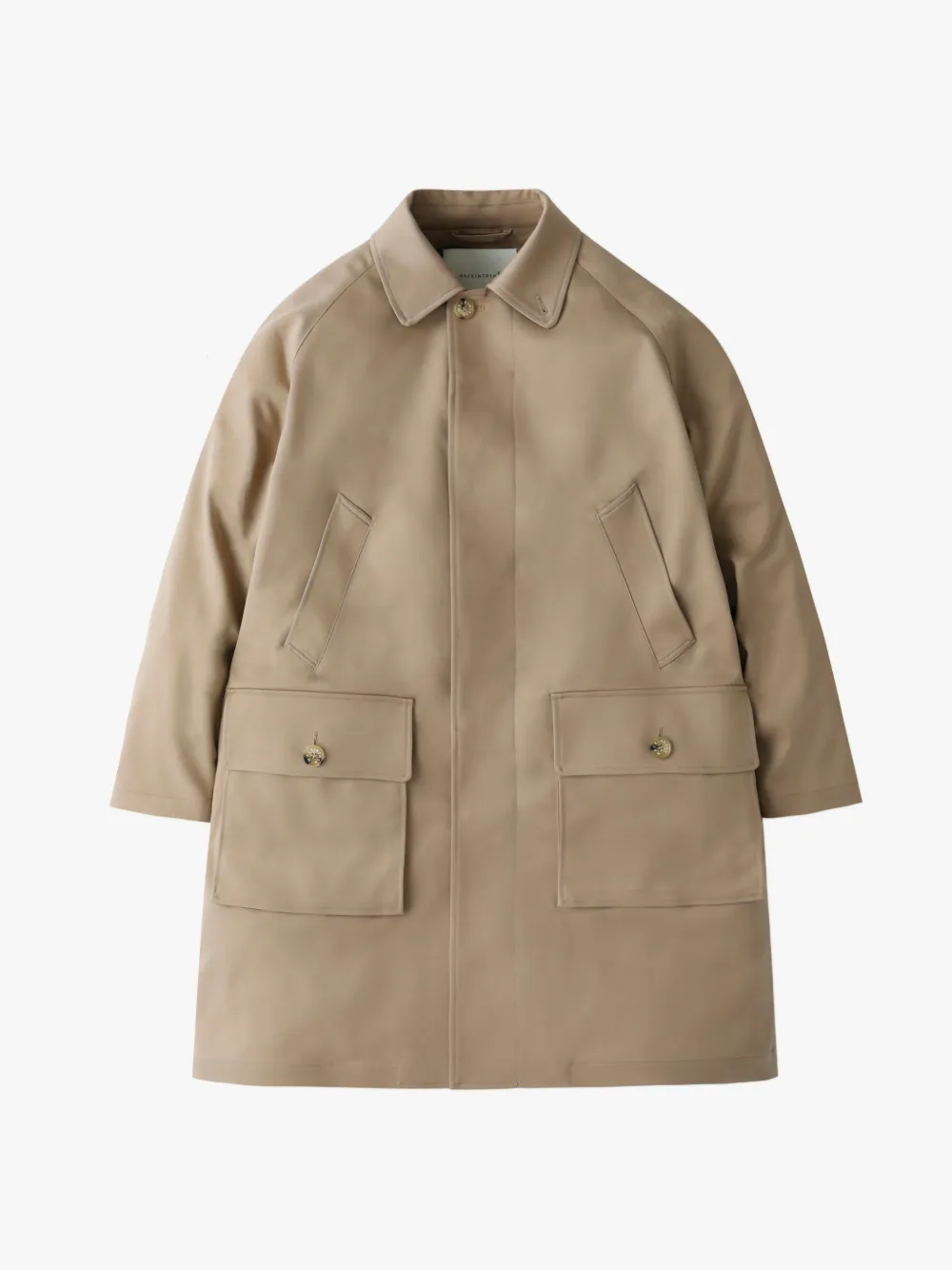 BORNESS LONG FIELD COAT BEIGE | GMH-1037 | Mackintosh