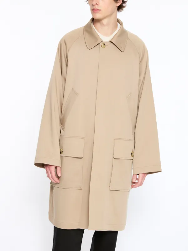 BORNESS LONG FIELD COAT BEIGE | GMH-1037 | Mackintosh