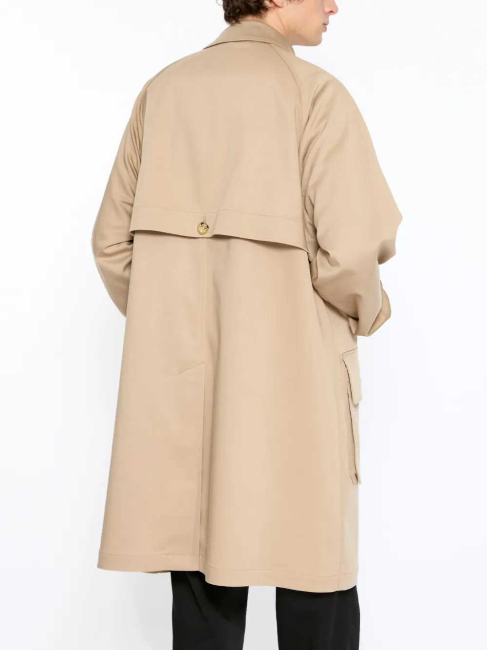 BORNESS LONG FIELD COAT BEIGE | GMH-1037 | Mackintosh