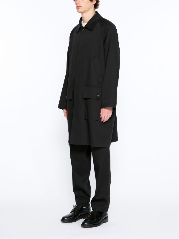 BORNESS LONG FIELD COAT BLACK | GMH-1037 | MACKINTOSH