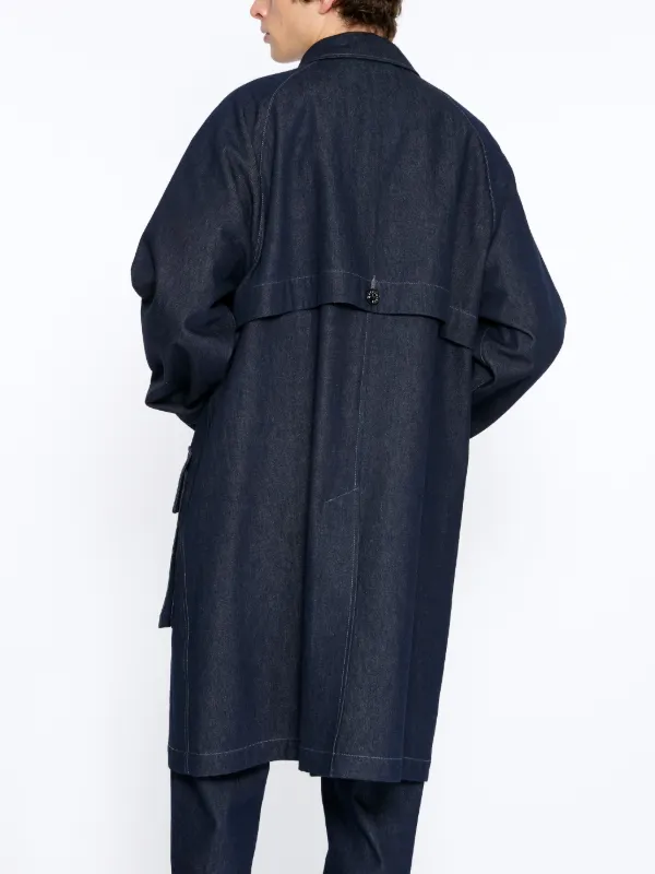 BORNESS LONG FIELD COAT INDIGO | D-GCO1007 | MACKINTOSH