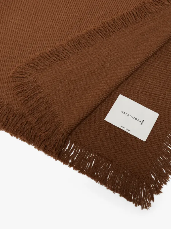 Brown Merino Wool Scarf | ACC-023