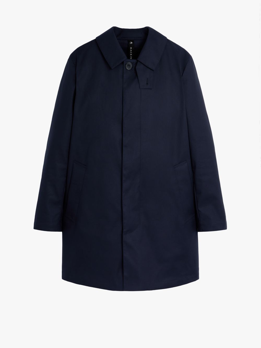 CAMBRIDGE Navy RAINTEC Cotton Short Coat | GMC-100 | Mackintosh