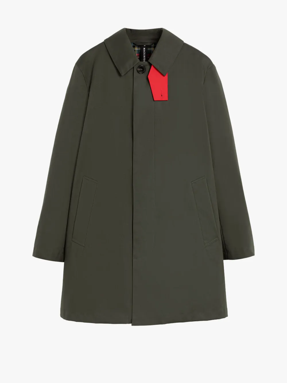 On sale | CAMBRIDGE HOOD Black RAINTEC Cotton Coat | GMC-111 | Mackintosh