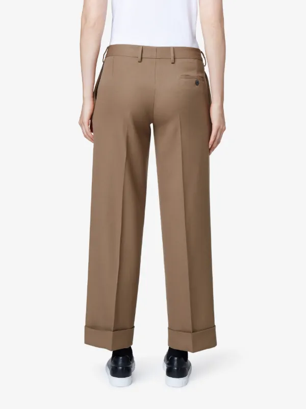 Camel Wool Trousers