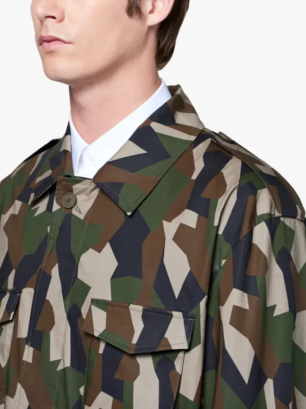 camouflage field jacket