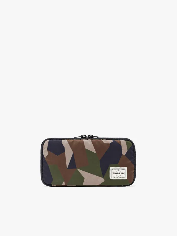 Camouflage Porter Long Zip Wallet