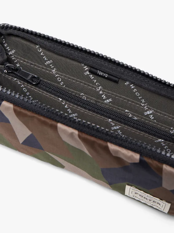 Camouflage Porter Long Zip Wallet