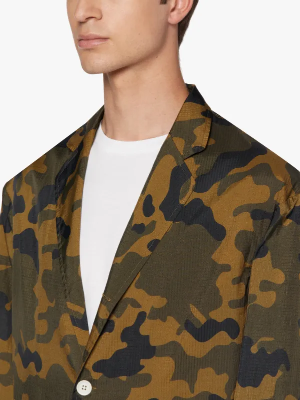 Mens camo blazer on sale jacket