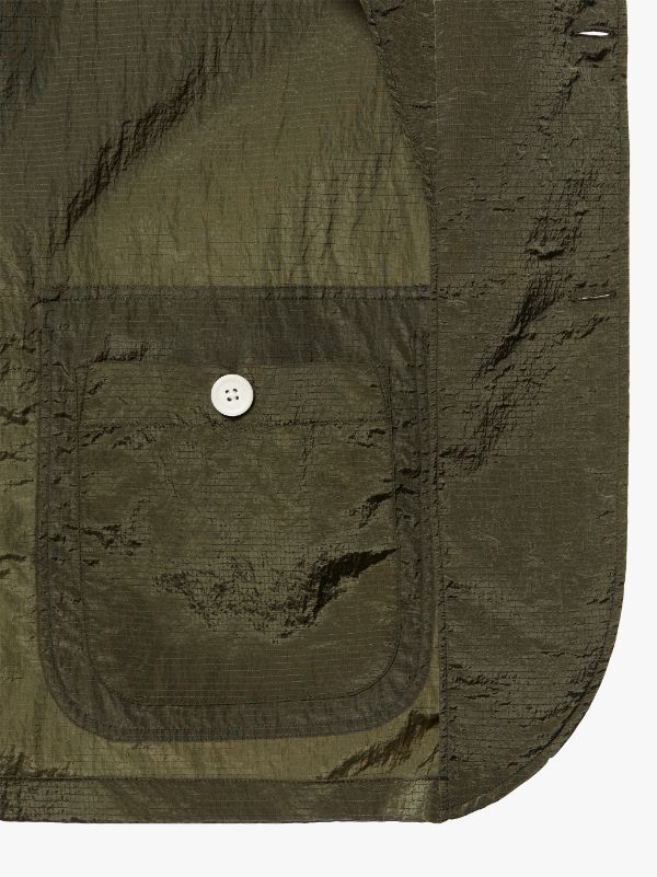CAPTAIN Military Green Nylon Jacket | GSM-200