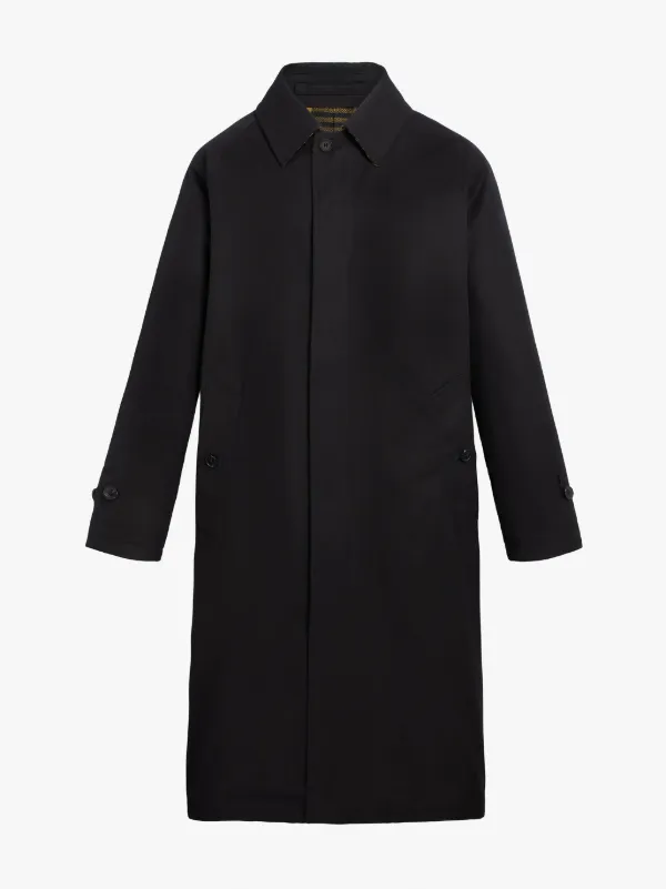 CARBETH  Black Cotton & Wool Reversible Coat | GM-1009R