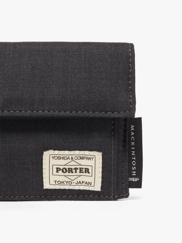 Charcoal Storm System Wool Porter Long Wallet