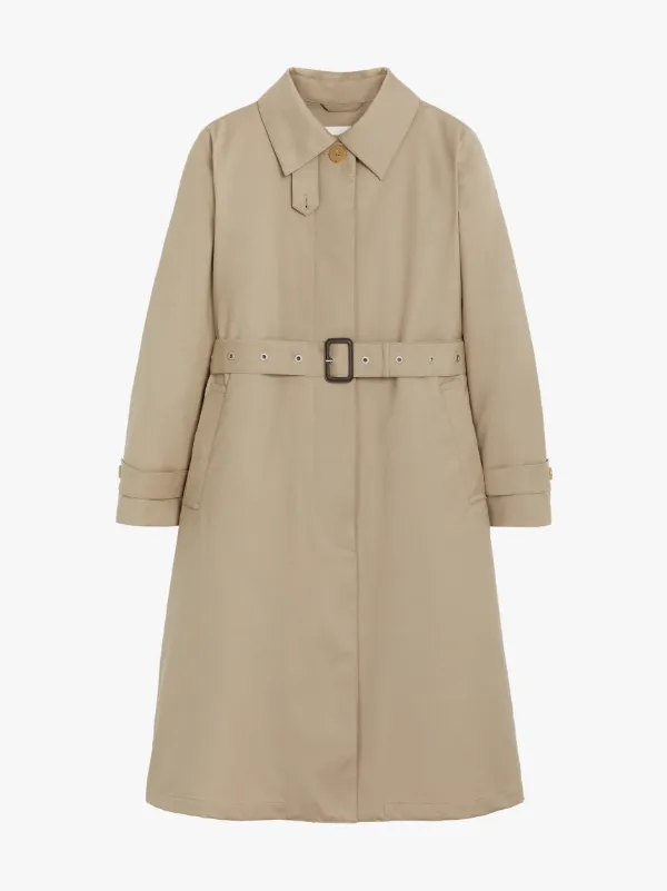 Chinchilla Storm System Tropical Wool Trench Coat | LM-061BS