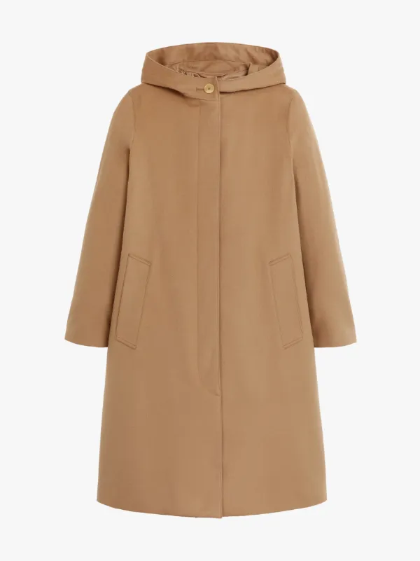 CHRYSTON Camel Storm System Wool Hooded Coat | LM-1019F