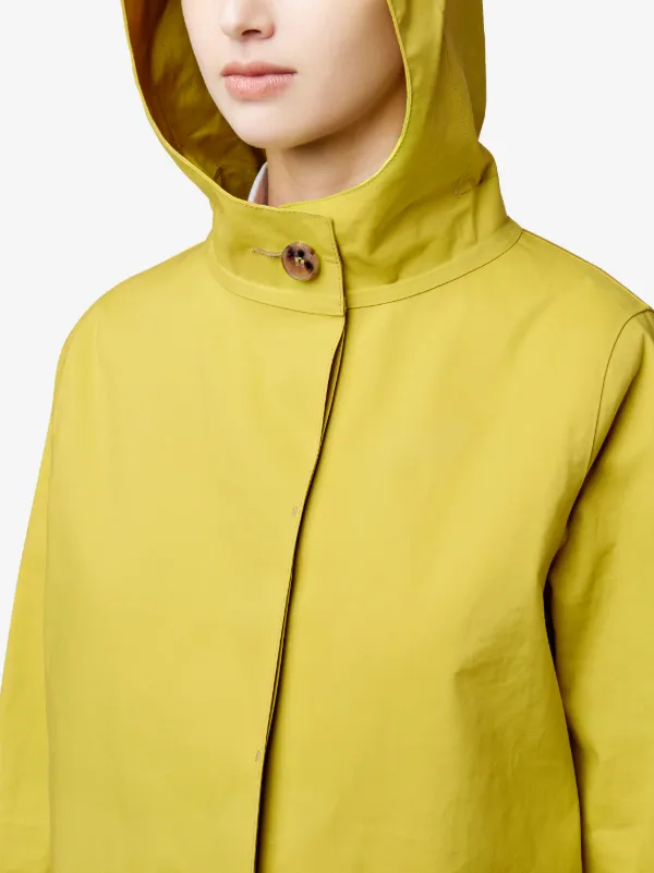 Citronelle Bonded Cotton Hooded Coat