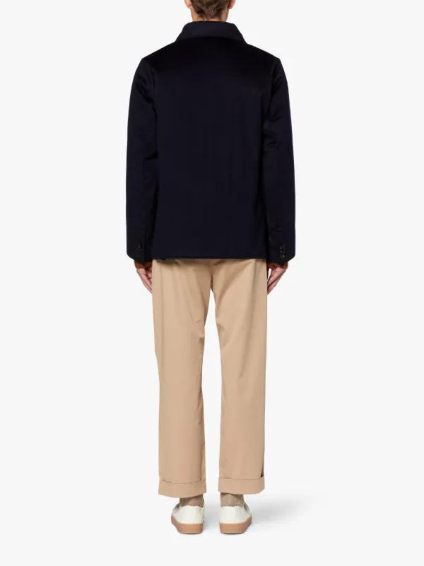 CORPUS Navy Storm System Wool Thermal Blazer | GQC-108