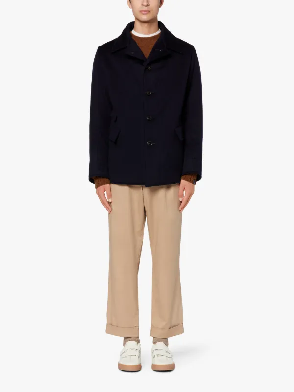 CORPUS Navy Storm System Wool Thermal Blazer | GQC-108