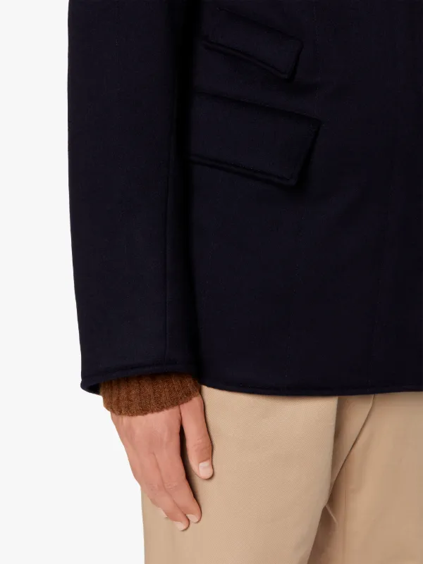 CORPUS Navy Storm System Wool Thermal Blazer | GQC-108
