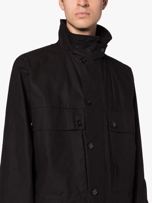 COUNTRY Dark Indigo Waxed Cotton Coat