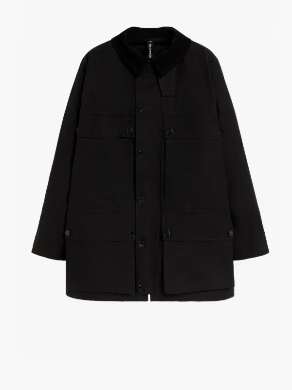 COUNTRY Dark Indigo Waxed Cotton Coat