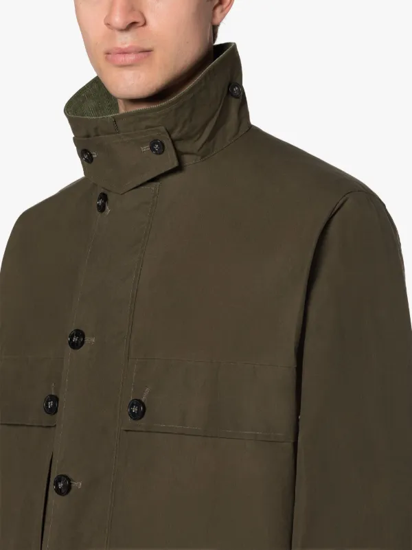 COUNTRY Khaki Brown Waxed Cotton Coat