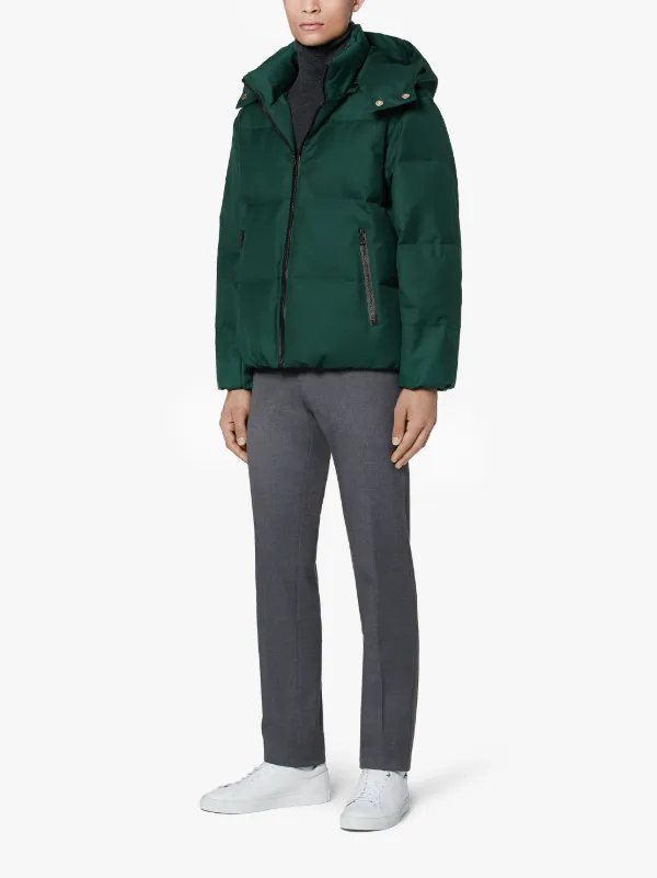 CULRAIN Green Wool & Mohair Down Jacket | GDH-1001