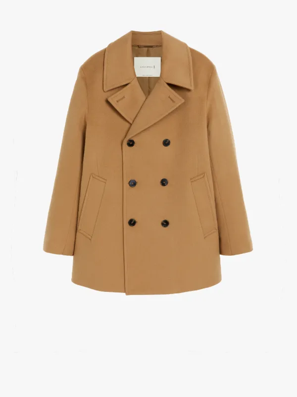 Beige pea coats best sale