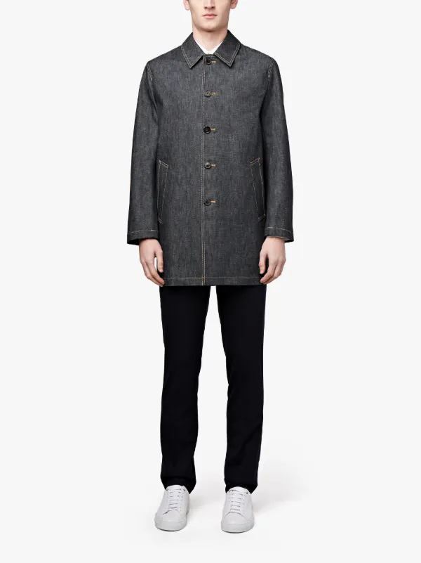 Dark Indigo Denim Coat Mackintosh