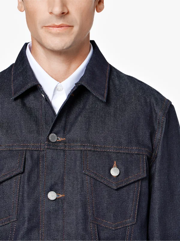 dark indigo denim jacket