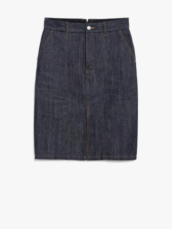 Dark Indigo Denim Skirt D-WSK001