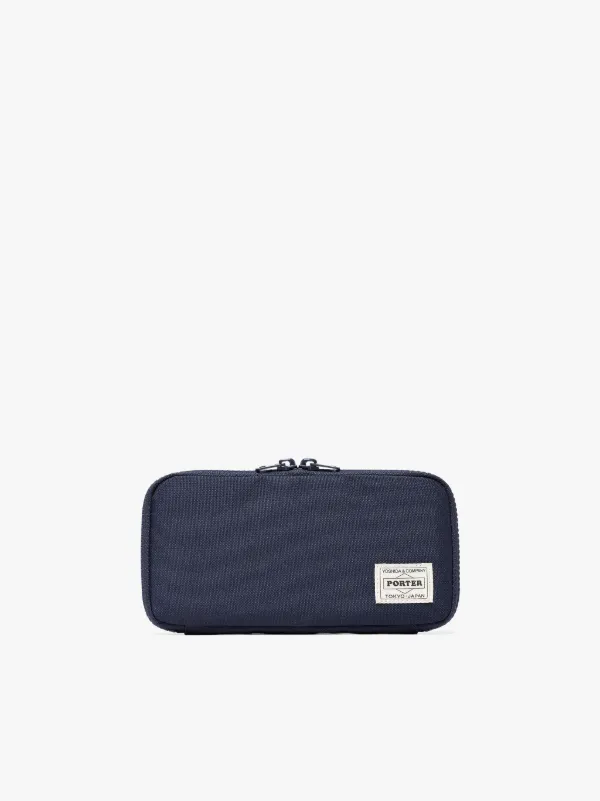 Dark Navy Porter Long Zip Wallet