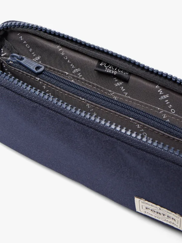 Dark Navy Porter Long Zip Wallet