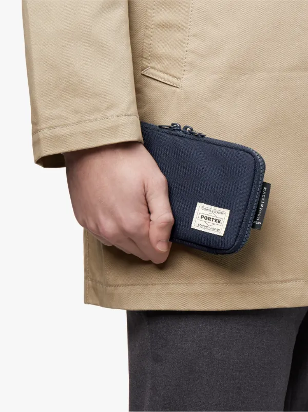 Dark Navy Porter Long Zip Wallet | Mackintosh