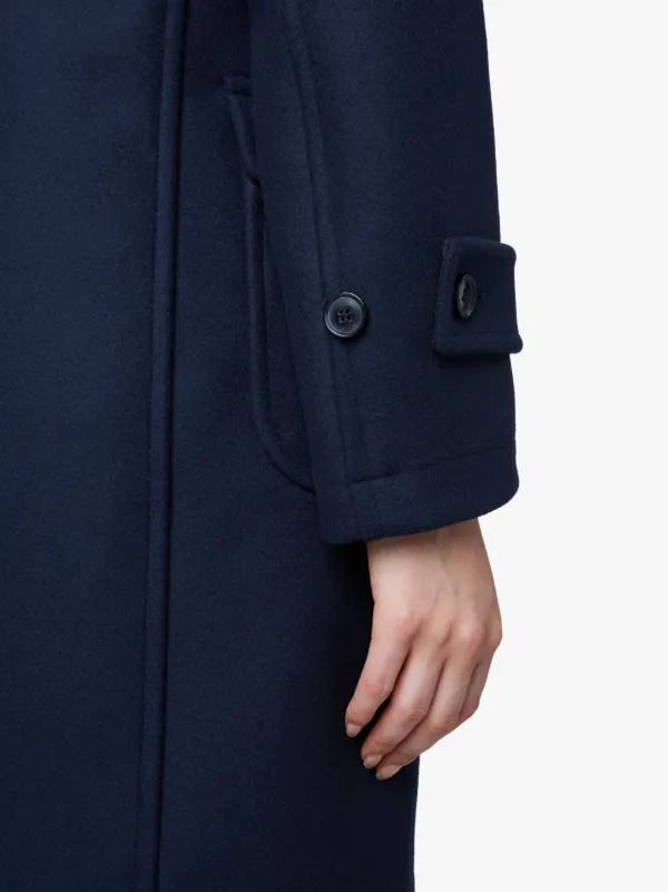 Dark Navy Wool Duffle Coat | Mackintosh