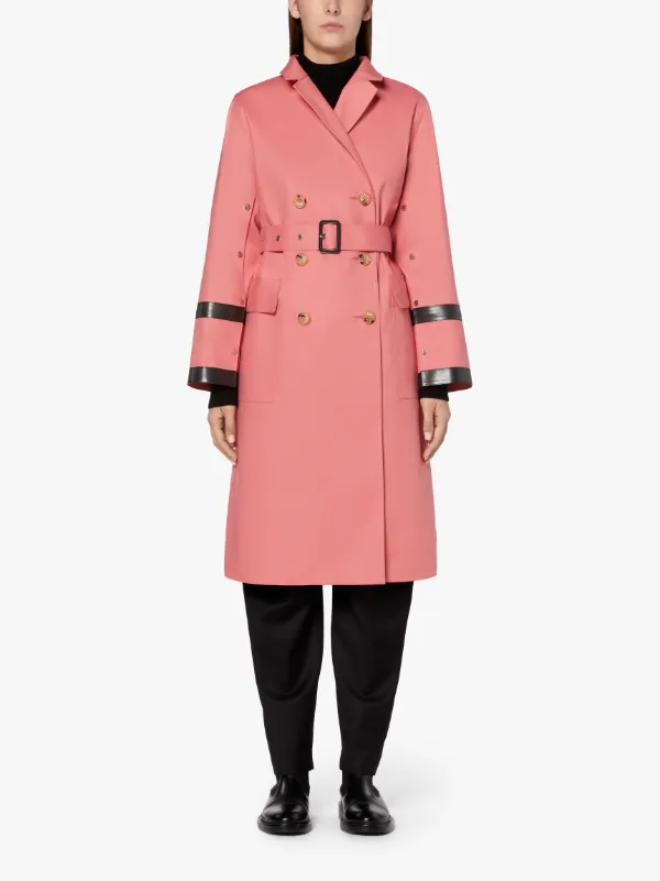 DEARG Tea Rose Bonded Cotton Trench Coat | LR-1027