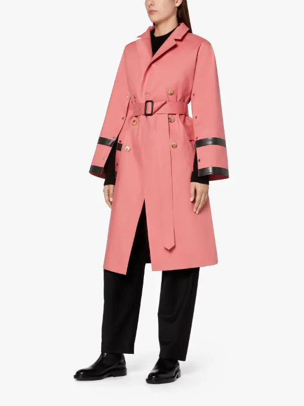 DEARG Tea Rose Bonded Cotton Trench Coat | LR-1027