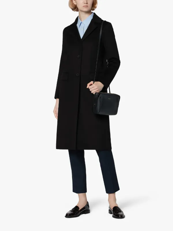 Black 2025 chesterfield coat