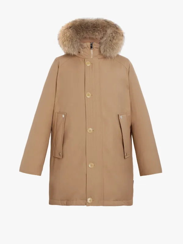 DORNOCH Camel Wool Down Parka | GD-1001