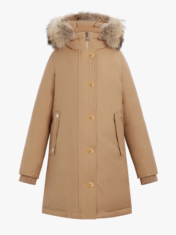 DORNOCH Camel Wool Down Parka | LD-1001