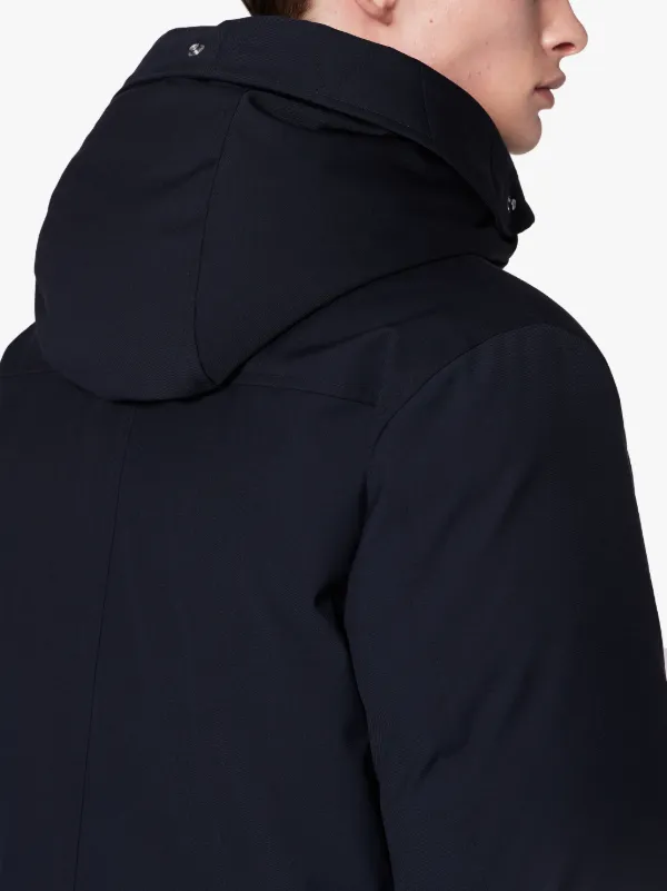 DORNOCH Navy Wool Down Parka | GD-1001