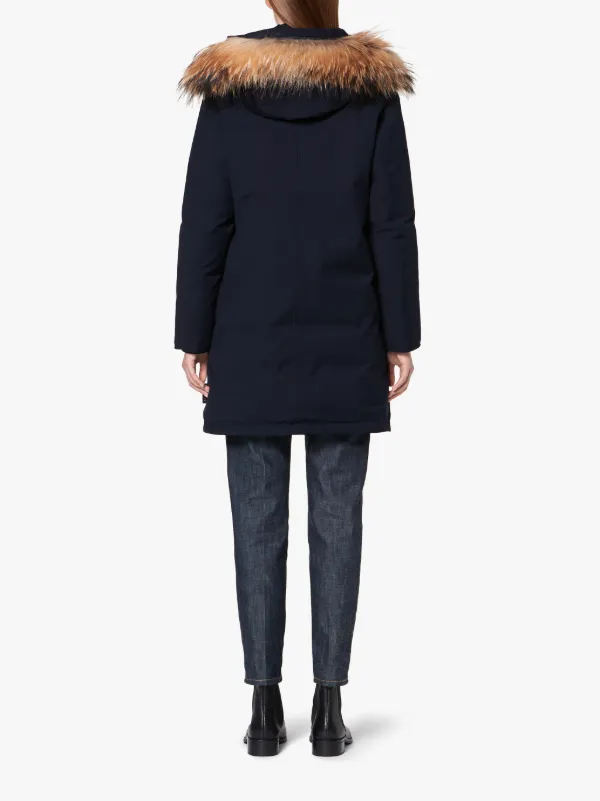 DORNOCH Navy Wool Down Parka | LD-1001