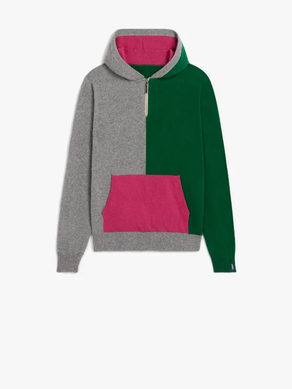 Agora color block online hoodie