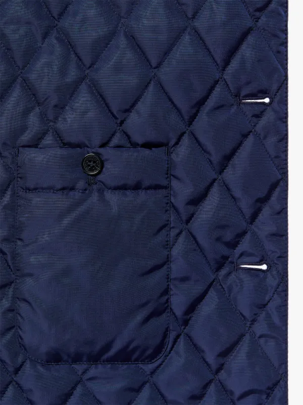 DUNDEE Blue Nylon Liner Vest | QC-107