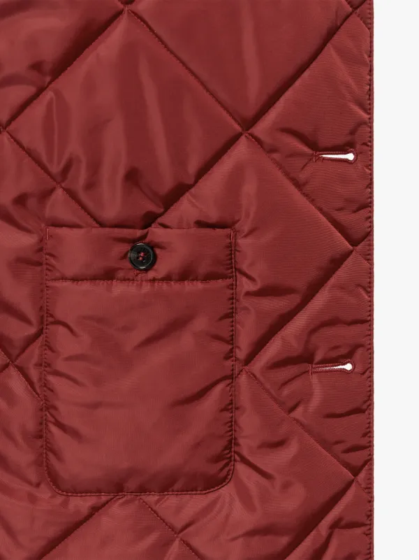 DUNDEE Brick Red Nylon Liner Vest | QC-107