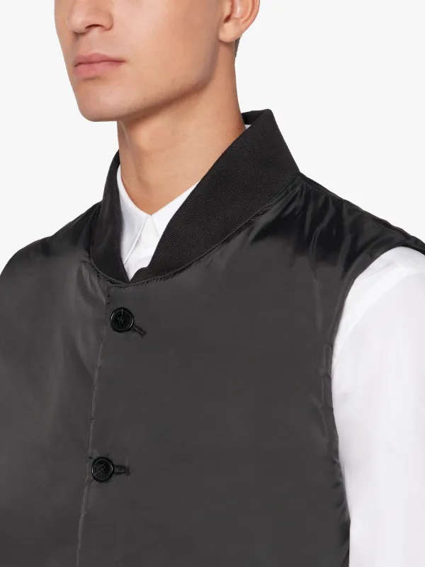 DUNDEE Charcoal Nylon Liner Vest | QC-107