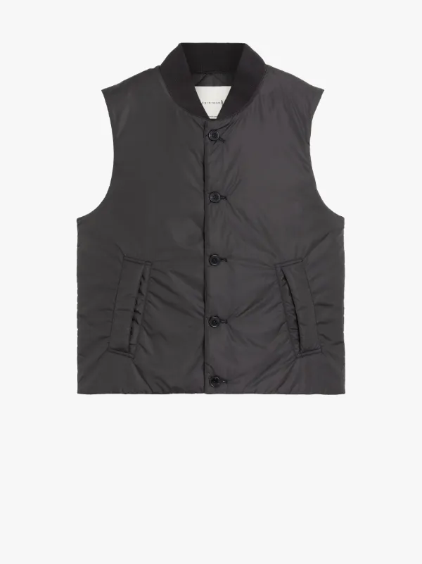 DUNDEE Charcoal Nylon Liner Vest | QC-107