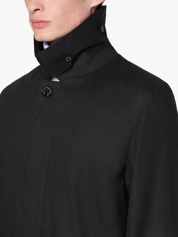 DUNKELD Black RAINTEC Cotton 3/4 Coat | GM-1001FD