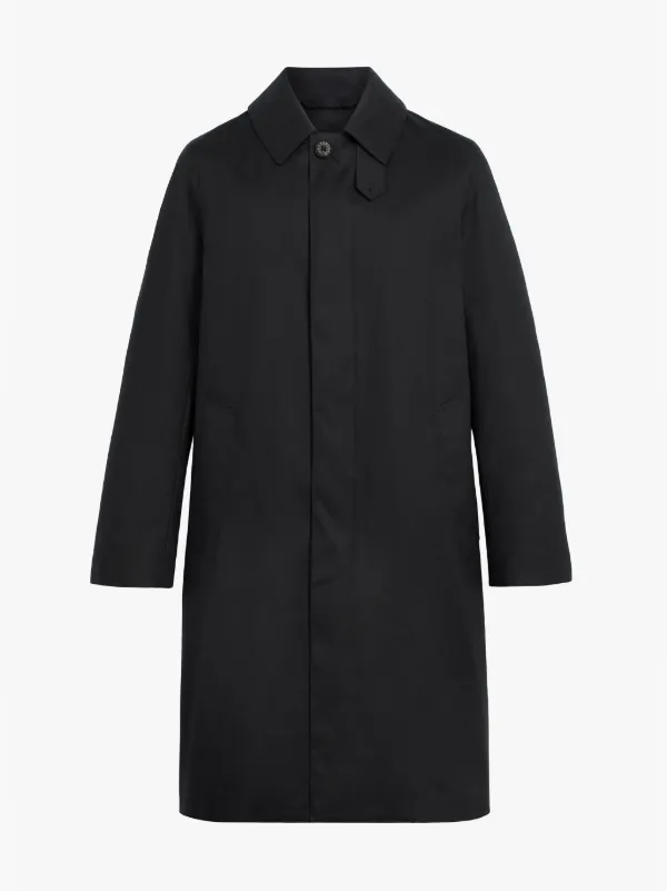 DUNKELD Black RAINTEC Cotton 3/4 Coat | GM-1001FD